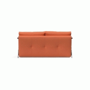 Canapé design convertible INNOVATION LIVING Cubed 02 Alu 200x160 cm - Tissu Argus Rust_3