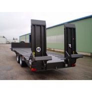 Flèche sur ressorts avec béquille hydraulique pour remorque RP24