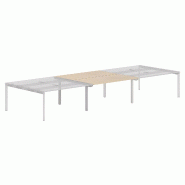 Bench bureaux vis-à-vis piètement ouvert à partir de 2 postes So Martos_3