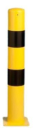 Poteau de protection fixe - Ø 89, Ø 159 ou Ø 273 mm - Hauteur 900 à 1500 mm - Platine 180x180 mm ou 400x400 mm_3