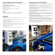 Borne de recharge pour voiture électrique - murale, intelligente, identification badge RFID, Smart Charging - Pulse WB-AC_3