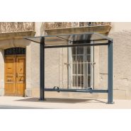 Abri bus vitré haut de gamme pour collectivités - H1 - 3.20 m_3