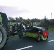 Balayeuse PRONET dotée d'un moyeu métallique rainuré