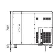Machine à glace en grains Scotsman - 120 kg/24 h - Finition inox - Stockage 40 kg - AF 124 WS_3