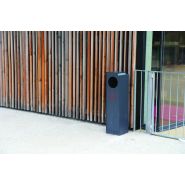 Cs111 - poubelle publique - mmcité 1 a.S. - corps en acier galvanisé, cendrier avec éteignoir à cigarettes, 32L, avec couvercle_3