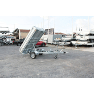 Remorque benne hydraulique - HUMBAUR 3053 HUK 132314 et 3054 HUK 152314 - Qualité allemande avec équipements renforcés_3