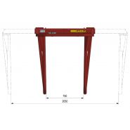 Bkp-uf - pince à balle pour balles cubiques enrubannées - Wifo - capacité max. 1500 kg - poids 325 kg_3