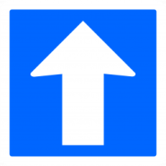 Panneau d'indication C12 - Circulation à sens unique - WP Signalisation - Ultra-résistant et Écoresponsable_3