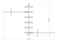 Support Vélo Coudon 3 ou 6 places double face en acier galvanisé_3