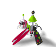 Structure multi-activités métallique Etnik Victoria - LD1EK0140 - Ludoparc - 2 tours - pour enfants de 2 à 8 ans_3