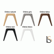 Table de réunion Rail en bois- Bralco. - Oui, 280, Chêne gris_3