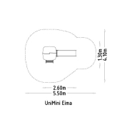 Structure multi-jeux 3 à 5 ans - Unimini Eima 8047625 - Hags - Poteaux et panneaux bois_3