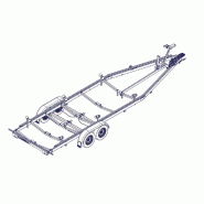 8m40-2m55 - 2x1350 kg - 2700 kg - VLEMMIX - Remorque Porte-Bateau_3