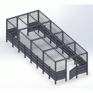 Cache-conteneur pratique et discret pour espaces publics