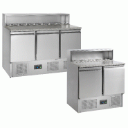 Comptoir à pizza GN1/1 PT930 Inox L1365mm 16456 TEFCOLD_3