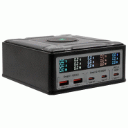 EXSYS EX-1107 Chargeur multiports High Power, QI 15W et USB-C PD à max. 260W_3