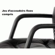 Fauteuil Directionnel en cuir Max 2 - Sitek - cuir noir_3
