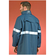 Veste de pluie multirisques ATEX - Réf. Vdz2prpfra* - Ignifugée et antistatique avec bandes rétroréfléchissantes_3