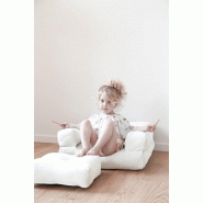 Fauteuil futon convertible Mini Cube - Couleur naturel - Matelas de 60x135 cm - 7 coloris disponibles_3