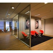 H5 - Cloisons amovibles vitrées Hoyez - simple ou double vitrage, 60mm d'épaisseur, 3000mm et plus de hauteur_3