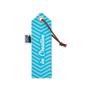 Marque-page personnalisable en feutre RPET - impression couleur et cordon en cuir PU_3