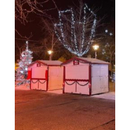 Chalet pliable neuf 4 m - Montage en 5 minutes avec structure en acier galvanisé et bois épicéa_3