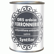 Peinture ferronnerie extérieur SYNTILOR - Gris ardoise, RAL 7016, mat, 0.25L - Direct sur rouille_3