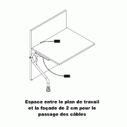 Banque d'accueil Ega - Design et fonctionnelle - Noir, 275, Non, noyer-MN02_3