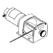 Treuil électrique Ribitech avec accessoires inclus, dont crochet et poulie