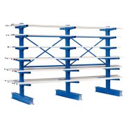 Rayonnage cantilever conçu pour le stockage manuel de produits longs de 3000 à 6000 mm - PROFILBAR_3