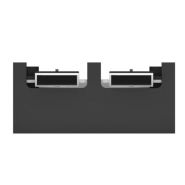 Table informatique ergonomique et sécurisée avec écran semi-encastré - DATA - Fabrication française, piètement réglable et choix de finitions_3