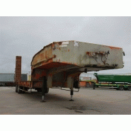Remorque porte-engins KAISER - Référence 1073 - Semi-remorque 32T avec élargisseurs et rampes hydrauliques_3