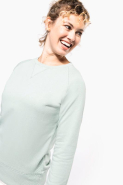 Sweat-shirt Bio col rond manches raglan femme - Réf: K481 - Kariban_3