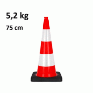 Cône de chantier 75 cm_3
