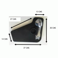 Fauteuil pliable sur roulettes So Cosenza - Kit tablette_3