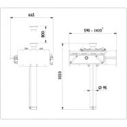 GD-1 - Cric de fosse hydropneumatique AC Hydraulic - Capacité 10-20 tonnes_3