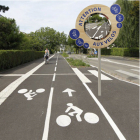 Miroir pour pistes cyclables sur cadre - Gamme Citymir - Diamètre 400 mm sur cadre Mélèze - Garantie 3 ans_3
