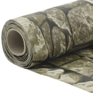Vidaxl écran d'intimité de jardin aspect pierre 300x75 cm pvc 4005420_3