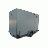 Roulotte de chantier gamme minimobile / vestiaire / réfectoire / sanitaire / 3.41 x 1.68 m