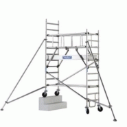 Échafaudage roulant aluminium Neolium 200 Box - Comabi SNC - Hauteur de travail maximale de 14 m - aluminium soudé - roues 200 mm_3