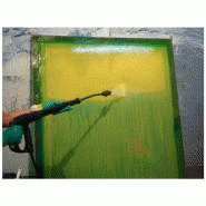 Technique de sérigraphie adaptée à supports plats et non-plats