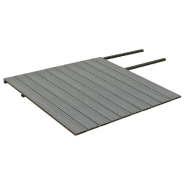 Vidaxl panneaux de terrasse et accessoires wpc marron/gris 25 m² 4 m 3070473_3