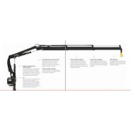 Hiab XS 055 CLX avec portée hydraulique de 7.3 à 11.3 mètres