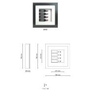 Cadres à vin - CV40 - Tableau réfrigéré design et modulaire avec multiples finitions_3