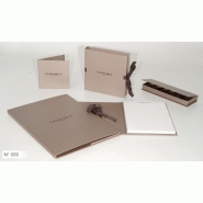 Papeterie publicitaire - Carnets, blocs-notes et crayons personnalisés avec reliures variées et matériaux divers_3