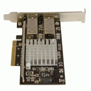 Carte réseau PCI Express à  2 ports fibre optique 10 Gigabit Ethernet avec SFP+ ouvert et chipset Int_3