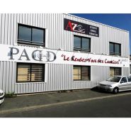 Enseigne lettres découpées Dibond option rétroéclairage lumineux - Argent brossé, Lettres_3