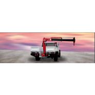 Grue avec dévers maximal autorisé de 5 degrés