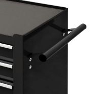 Vidaxl chariot à outils avec 4 tiroirs acier noir 147189_3