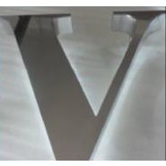 Lettrage 3d pleines inox miroir f 17 - ipsc - relief de 10 à 100 mm_3